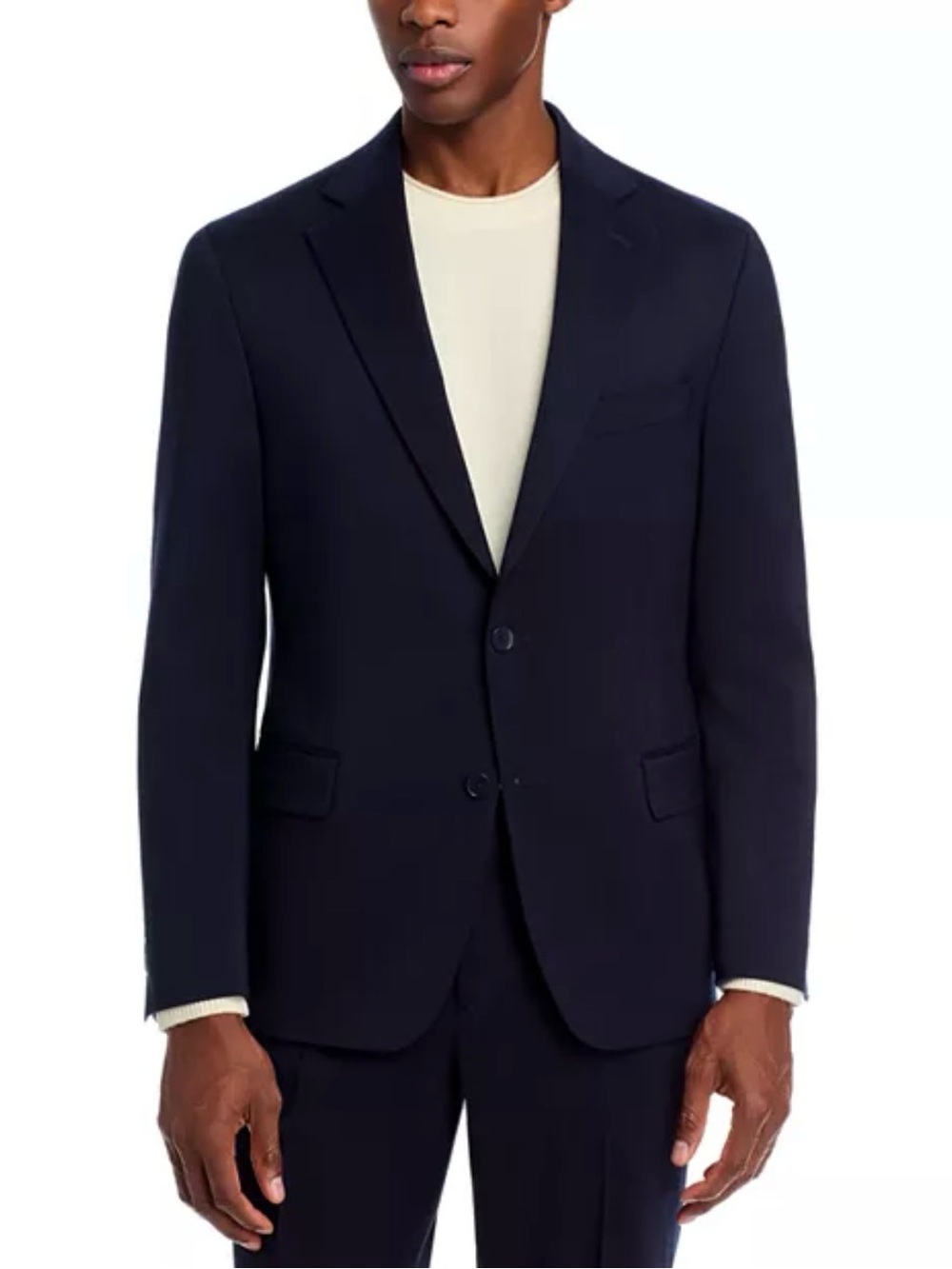 Vince Navy Two-Button Men's Suit Jacket